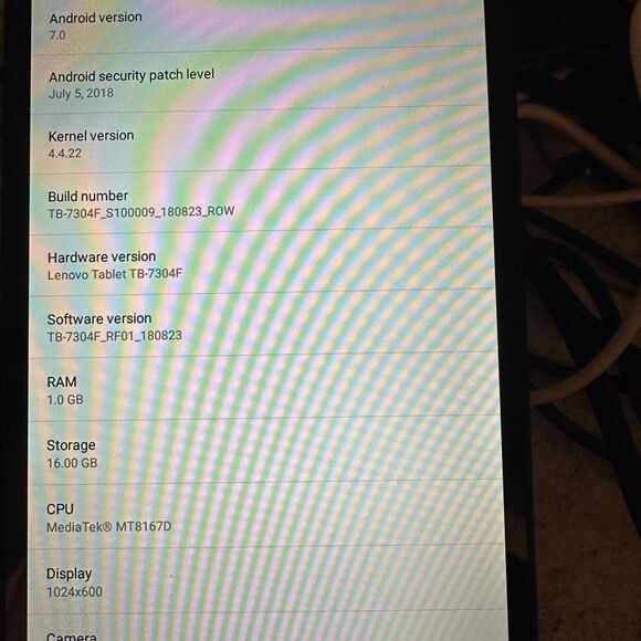 Lenovo Black Tablet - Picture 2 of 6